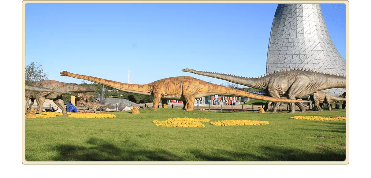 Dinosaur Slide At Amusement Park-OTD007B