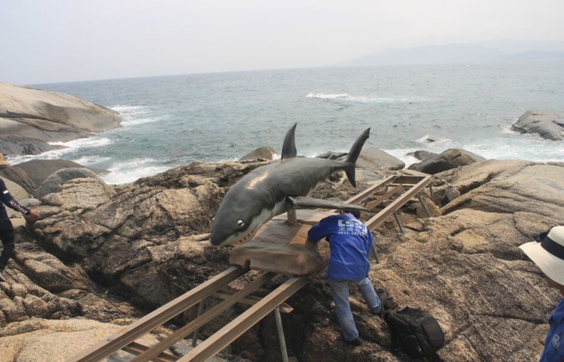 Realistic life size ocean animatronic marine animal models